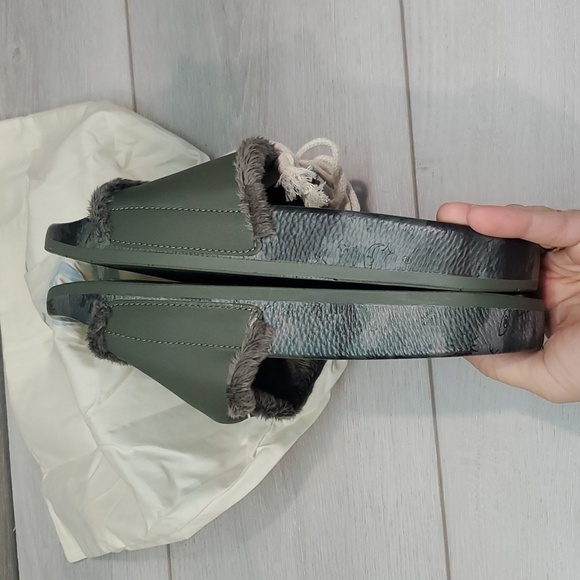 NEW Johnny Was Calme Womens Camo Space Slide Sandals Flip Flop shoes sz 8M - Picture 6 of 8